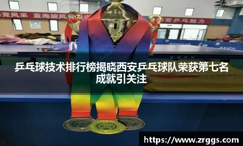 乒乓球技术排行榜揭晓西安乒乓球队荣获第七名成就引关注